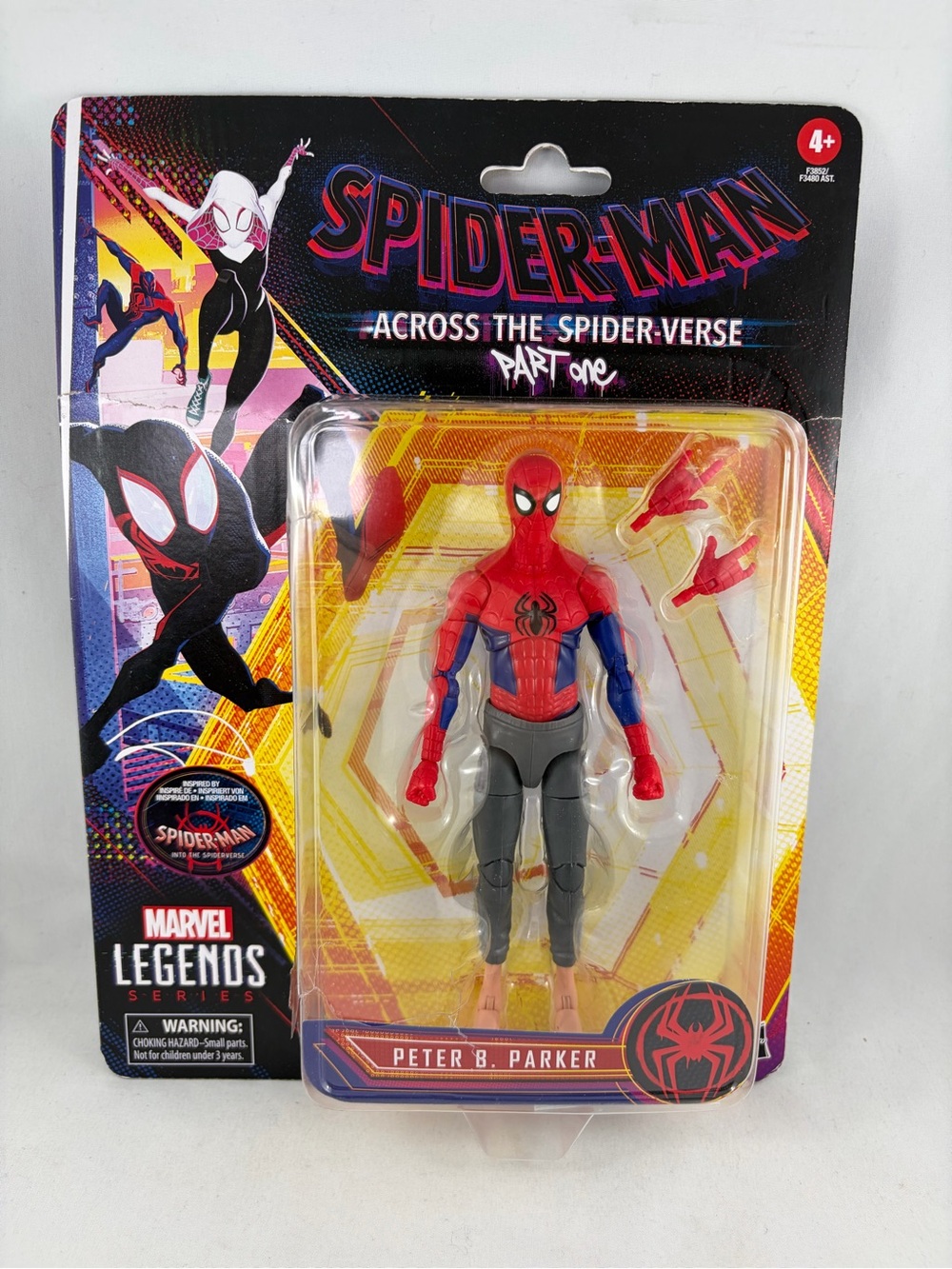 Marvel Legends Peter B. Parker Spider-Verse Figure Sealed Damaged Box